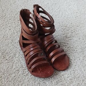 Free People Lucia Gladiator Sandal, Size 39/8, New In Box
